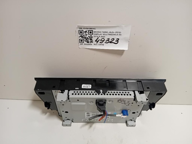 Display Multimediale 6V0919604C Skoda Fabia NJ3 2018