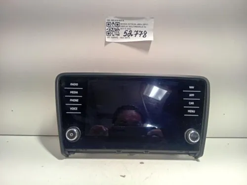Display Multimediale 5E0 919 605 M Skoda Octavia 5E3 2017