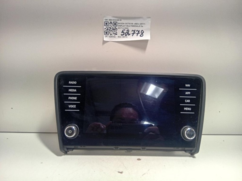 Display Multimediale 5E0 919 605 M Skoda Octavia 5E3 2017