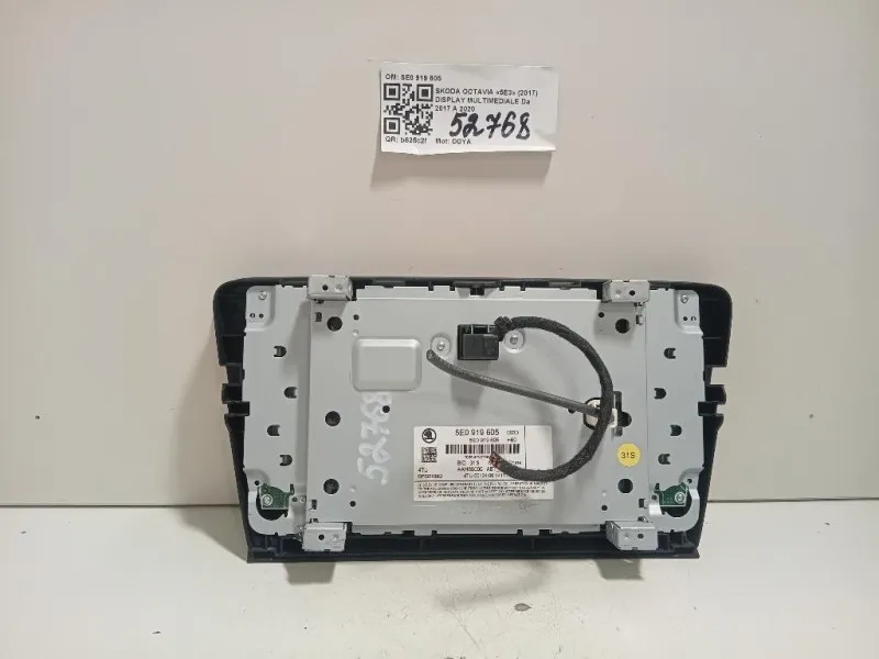 Display Multimediale 5E0 919 605 Skoda Octavia 5E3 2017