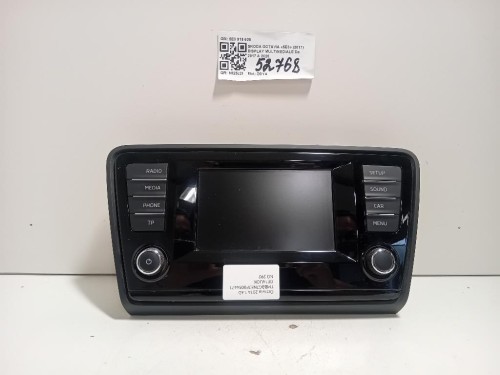 Display Multimediale 5E0 919 605 Skoda Octavia 5E3 2017