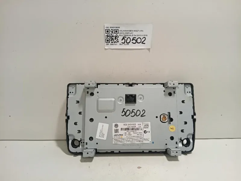 Display Multimediale 5G0919605 Volkswagen GOLF VII 2013
