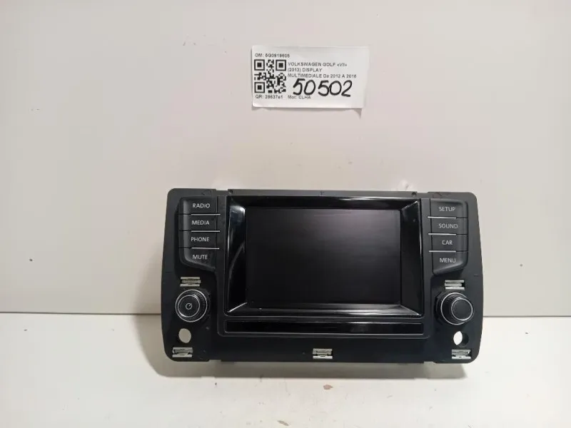 Display Multimediale 5G0919605 Volkswagen GOLF VII 2013