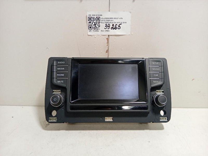 Display Multimediale 5G0 919 605 Volkswagen GOLF VII 2013