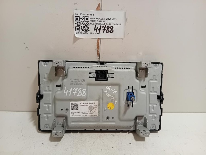 Display Multimediale 5G6919605B Volkswagen GOLF VII 2013