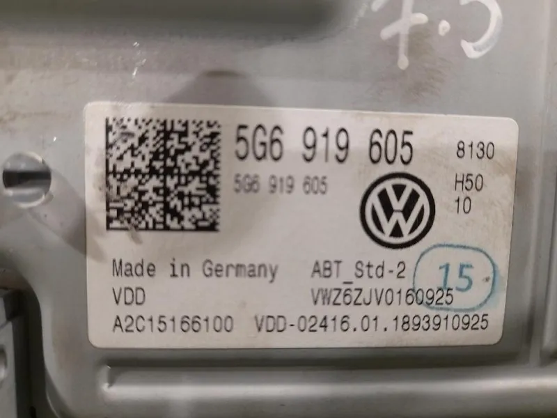 Display Multimediale 5G6 919 605 Volkswagen GOLF VII 2017