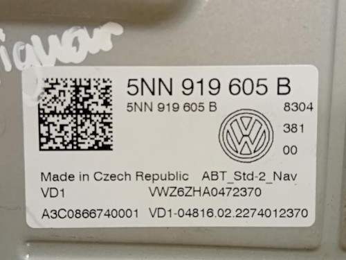 Display Multimediale 5NN 919 605 B Volkswagen Tiguan II 2020