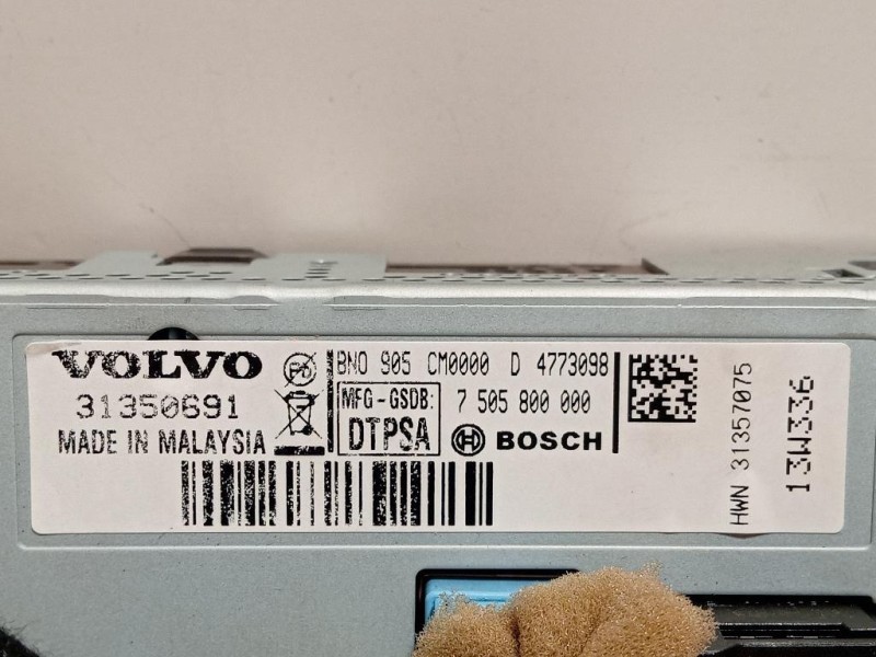 Display Multimediale 31350691 Volvo V60 I 2013