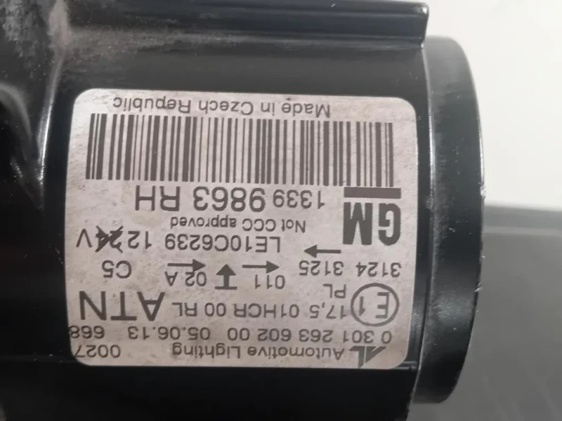 Proiettore ANT DX 13399863 Opel Zafira C 2012