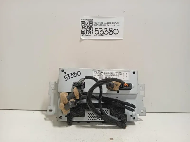 Display Multimediale 31350691 Volvo V60 I 2013