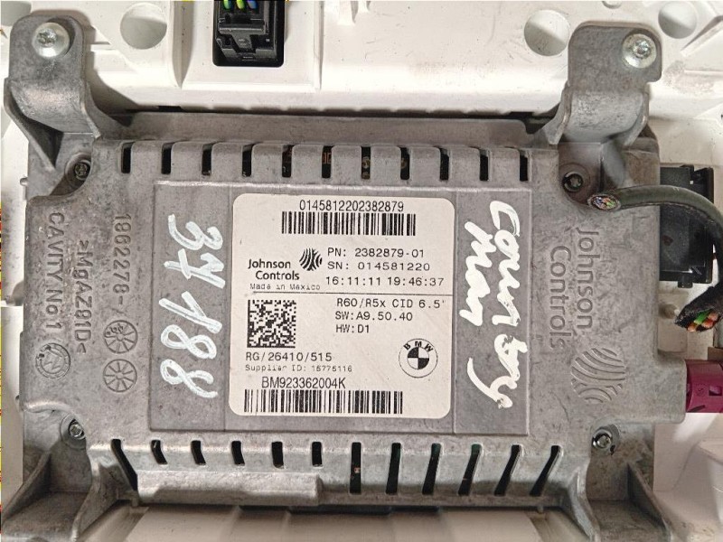 Display Quadro Strumenti 1962278 Mini Countryman Cooper R60 2010