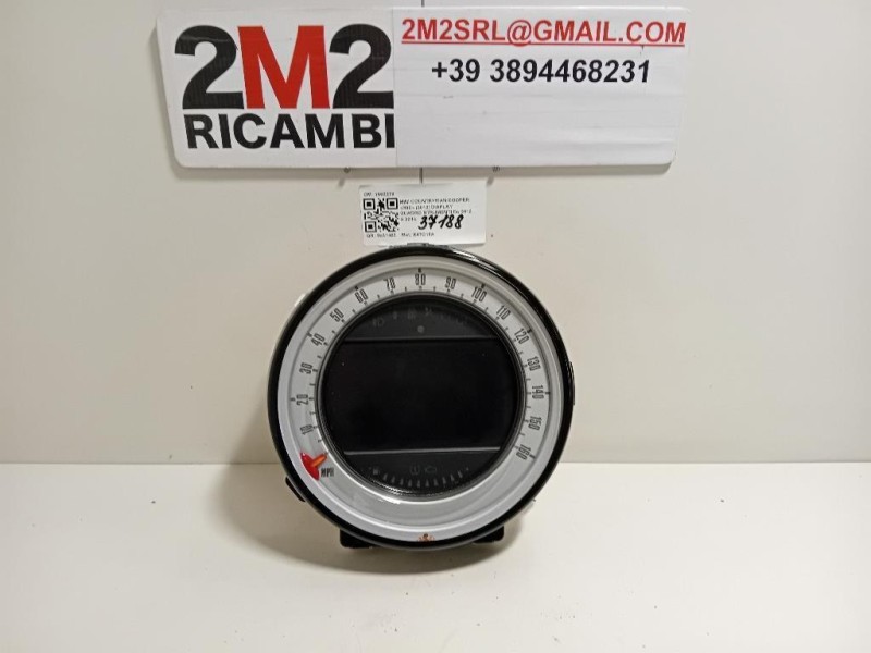 Display Quadro Strumenti 1962278 Mini Countryman Cooper R60 2010