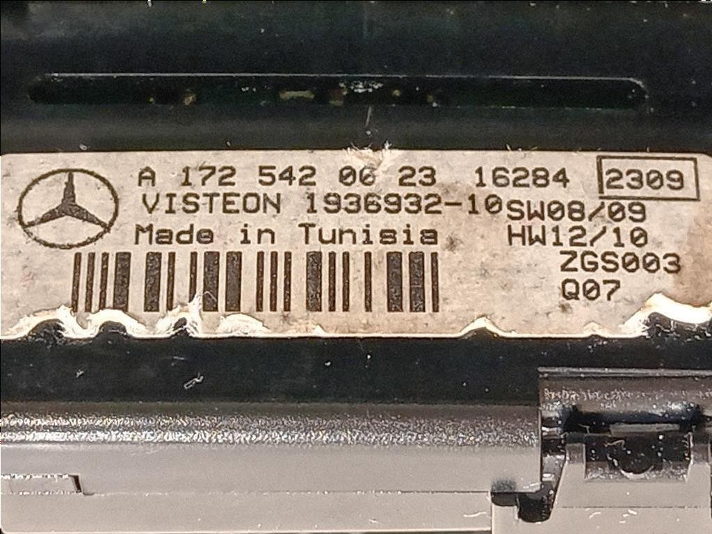 Display Sensori Parcheggio A1725420023 Mercedes Classe GLE W166 2015