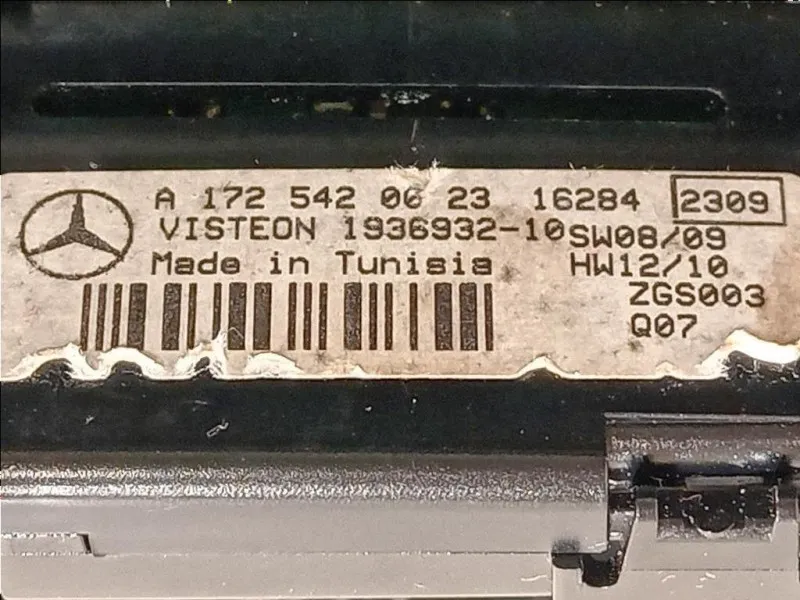 Display Sensori Parcheggio A1725420023 Mercedes Classe GLE W166 2015