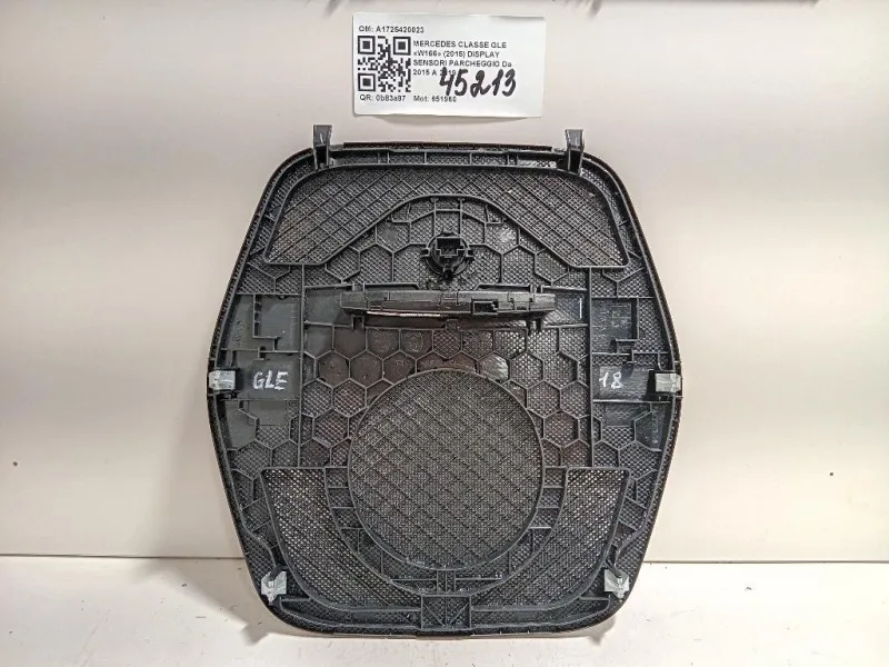 Display Sensori Parcheggio A1725420023 Mercedes Classe GLE W166 2015