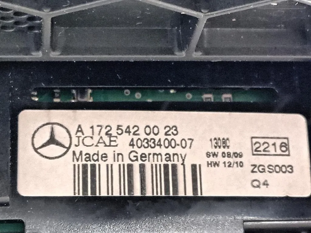 Display Sensori Parcheggio A1666801318 Mercedes Classe ML W166 2012