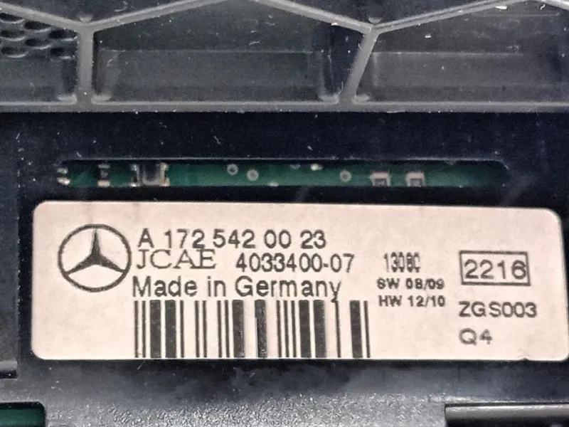Display Sensori Parcheggio A1666801318 Mercedes Classe ML W166 2012
