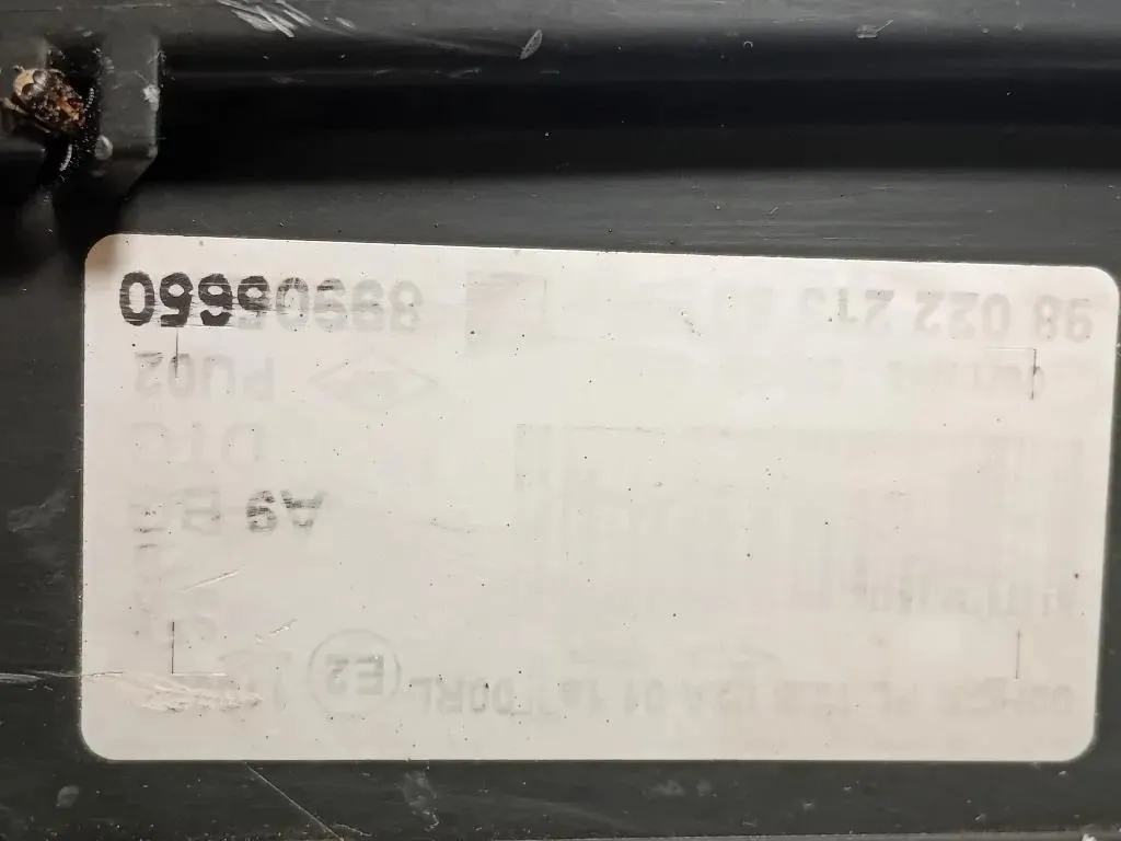 Proiettore ANT DX 1609697280 Peugeot 208 I 2012