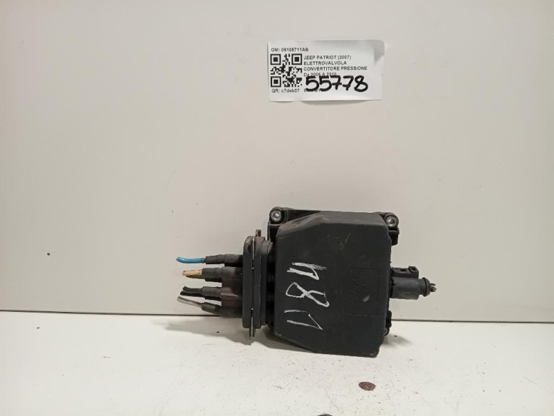 Elettrovalvola Convertitore Pressione 05105711AB Jeep Patriot 2007