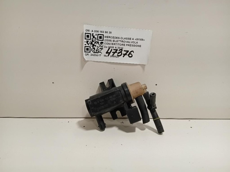 Elettrovalvola Convertitore Pressione A 006 153 66 28 Mercedes Classe A W169 2008