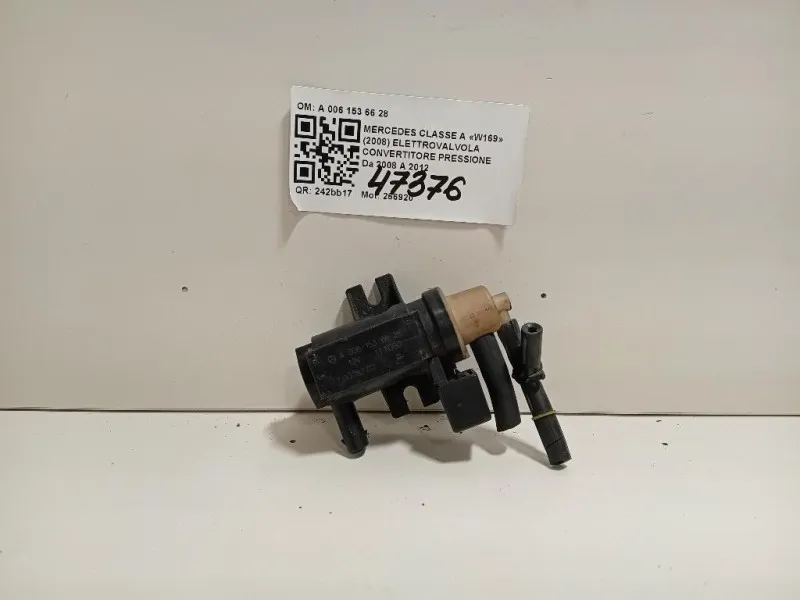 Elettrovalvola Convertitore Pressione A 006 153 66 28 Mercedes Classe A W169 2008