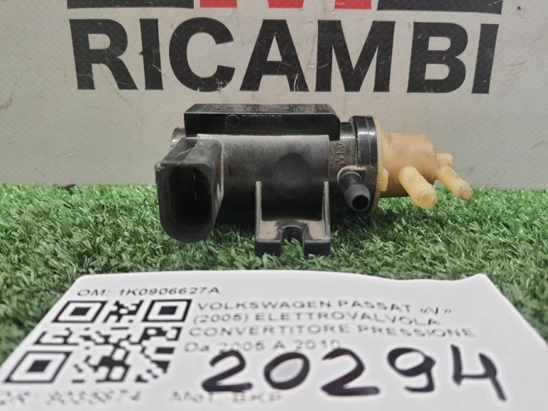 Elettrovalvola Convertitore Pressione 1K0906627A Volkswagen Passat V 2005