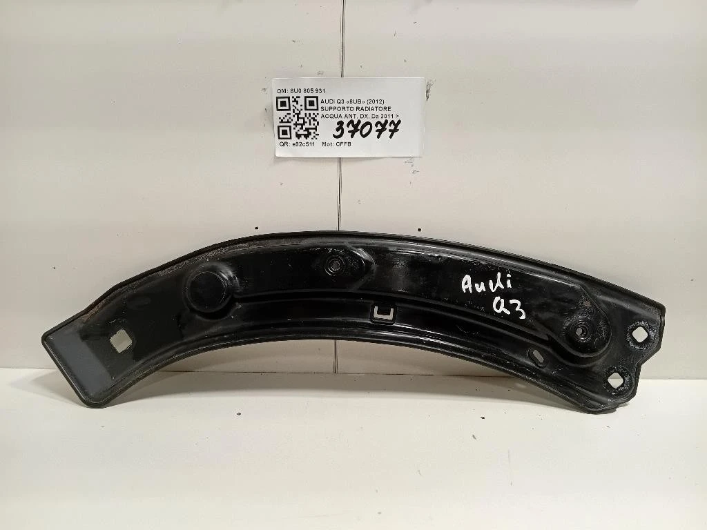 Supporto Radiatore Acqua ANT DX 8U0 805 931 Audi Q3 8UB 2012
