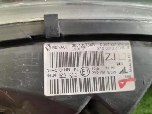 Proiettore ANT DX 260102734R Renault Captur I 2013