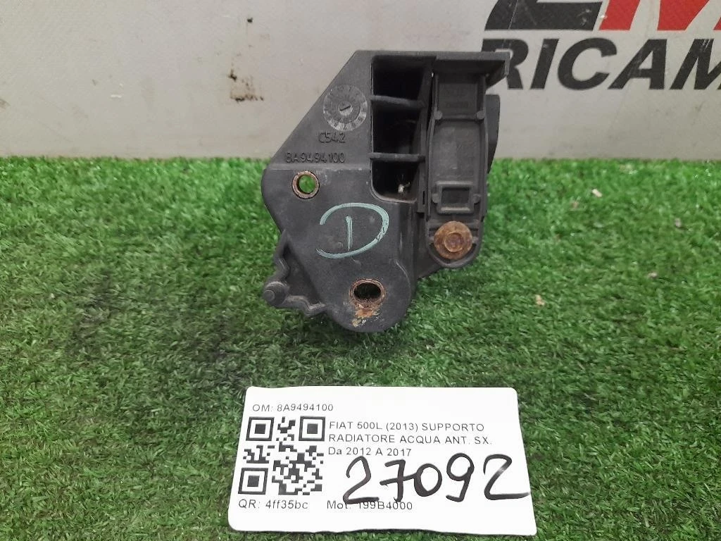 Supporto Radiatore Acqua ANT SX 8A9494100 Fiat 500L 2013
