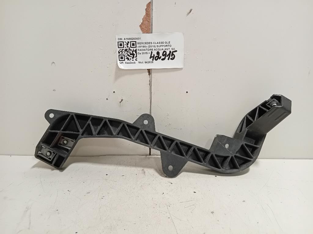 Supporto Radiatore Acqua ANT SX A1666263631 Mercedes Classe GLE W166 2015