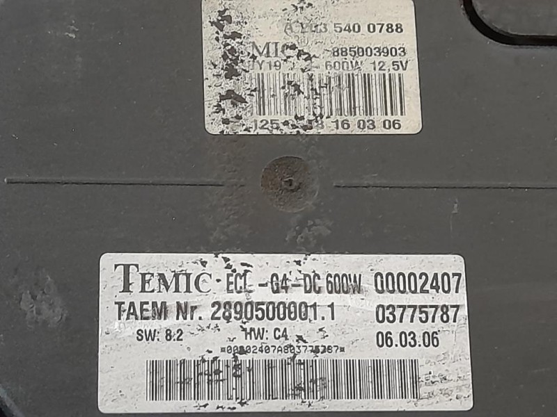 Elettroventola A2035001693 Mercedes Classe C W203 2000