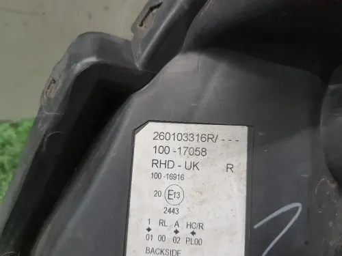 Proiettore ANT DX 260103316R Renault Kangoo III 2008