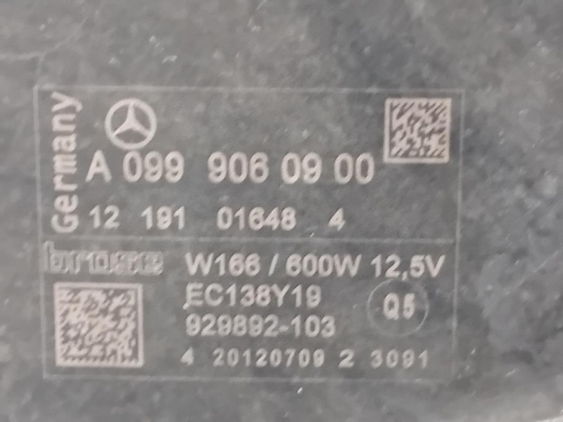 Elettroventola 28405882013 Mercedes Classe S W221 2006