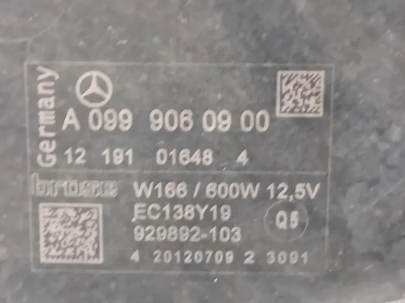 Elettroventola 28405882013 Mercedes Classe S W221 2006