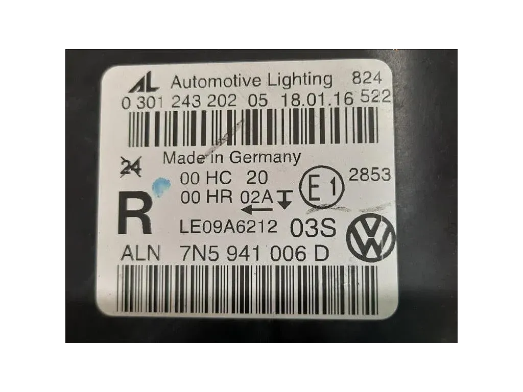 Proiettore ANT DX 7N5 941 006 D Seat Alhambra 710 2010