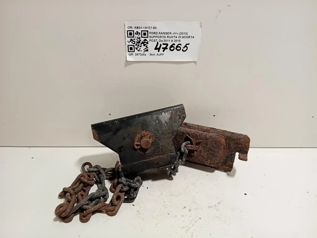 Supporto Ruota DI Scorta POST AB31-1A131-88 Ford Ranger IV 2012