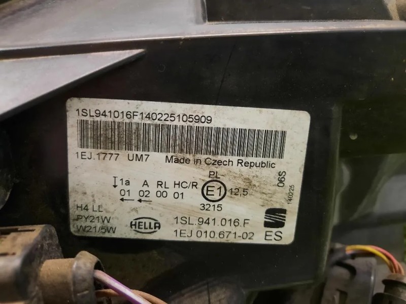 Proiettore ANT DX 1SL941016F Seat MII 2012