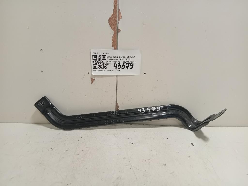 Supporto SEDE Batteria ANT SX 61217601939 Bmw Serie 3 F30 Berlina 2012