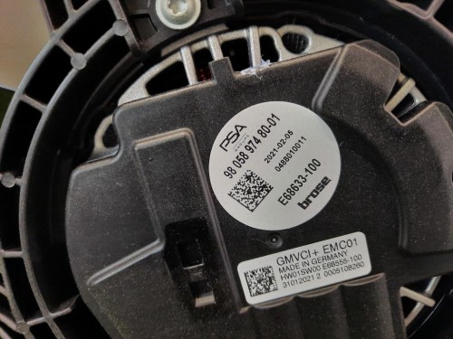 Elettroventola 9805897480 Peugeot 3008 II 2016