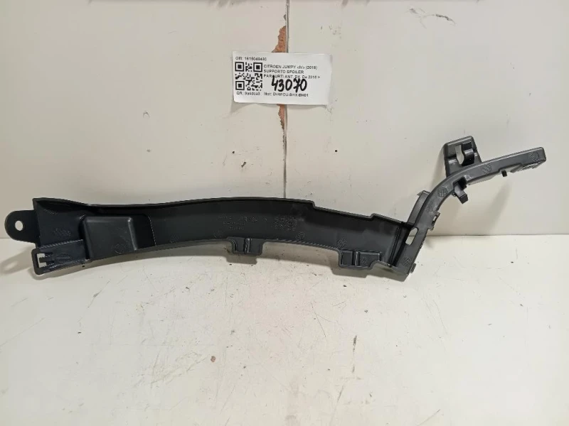 Supporto Spoiler Paraurti ANT DX 1615049480 Citroen Jumpy IV 2016