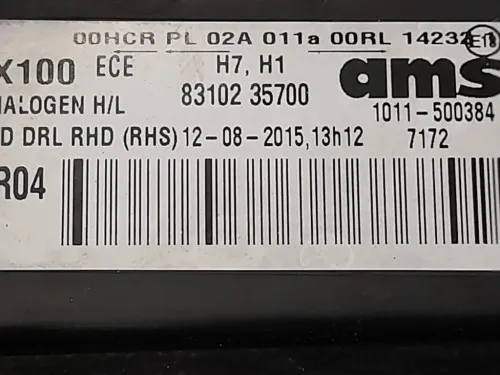 Proiettore ANT DX 83102-35700 Ssangyong Tivoli 2015