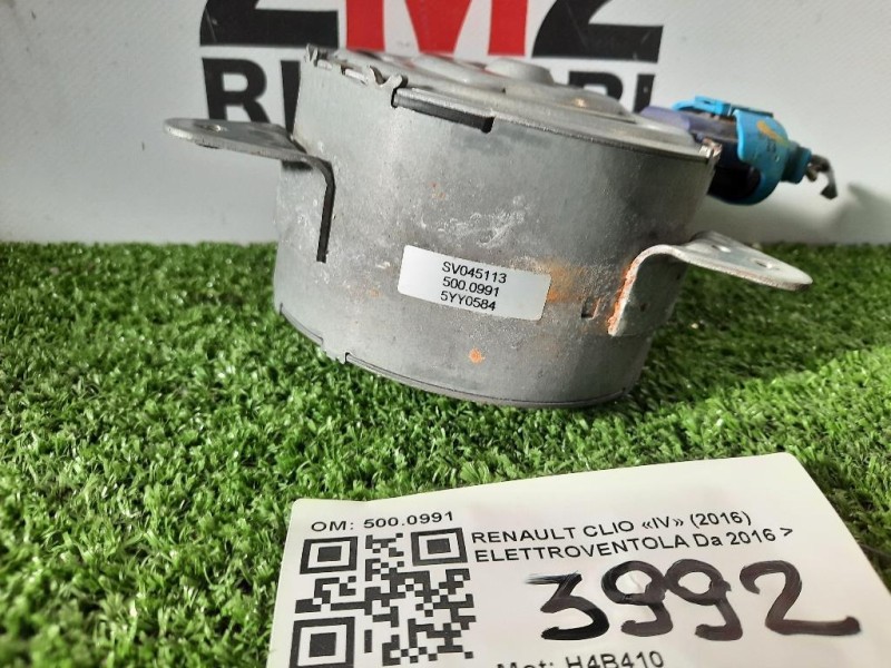 Elettroventola MOTORINO 5000991 Renault CLIO IV 2016