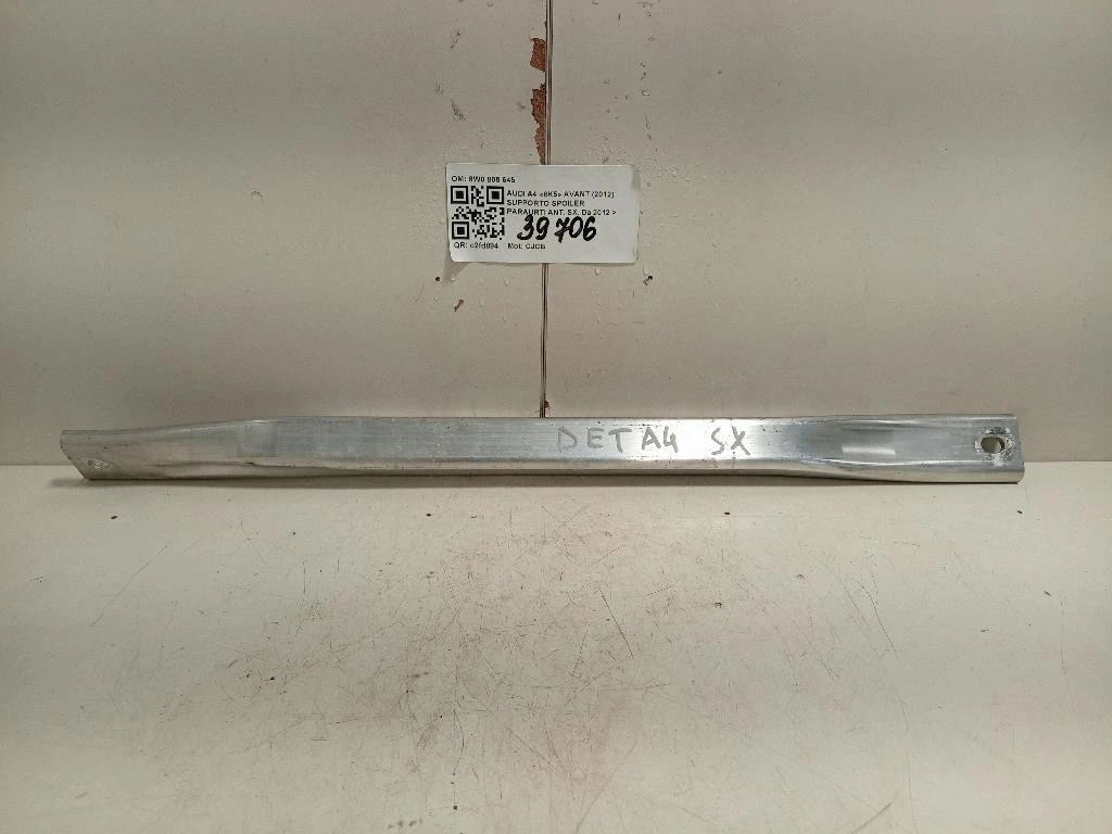 Supporto Spoiler Paraurti ANT SX 8W0 805 645 Audi A4 8K5 Avant 2012