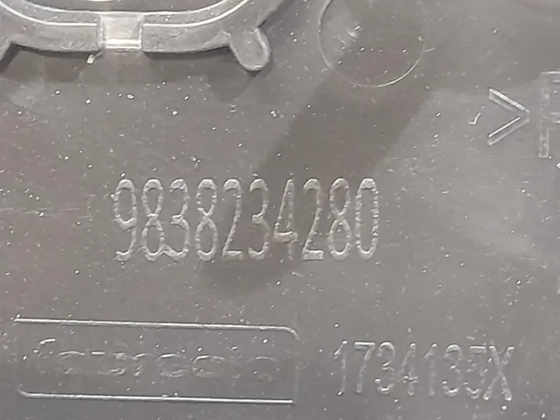 Supporto Spoiler Paraurti POST 9838234280 Peugeot 3008 II 2016