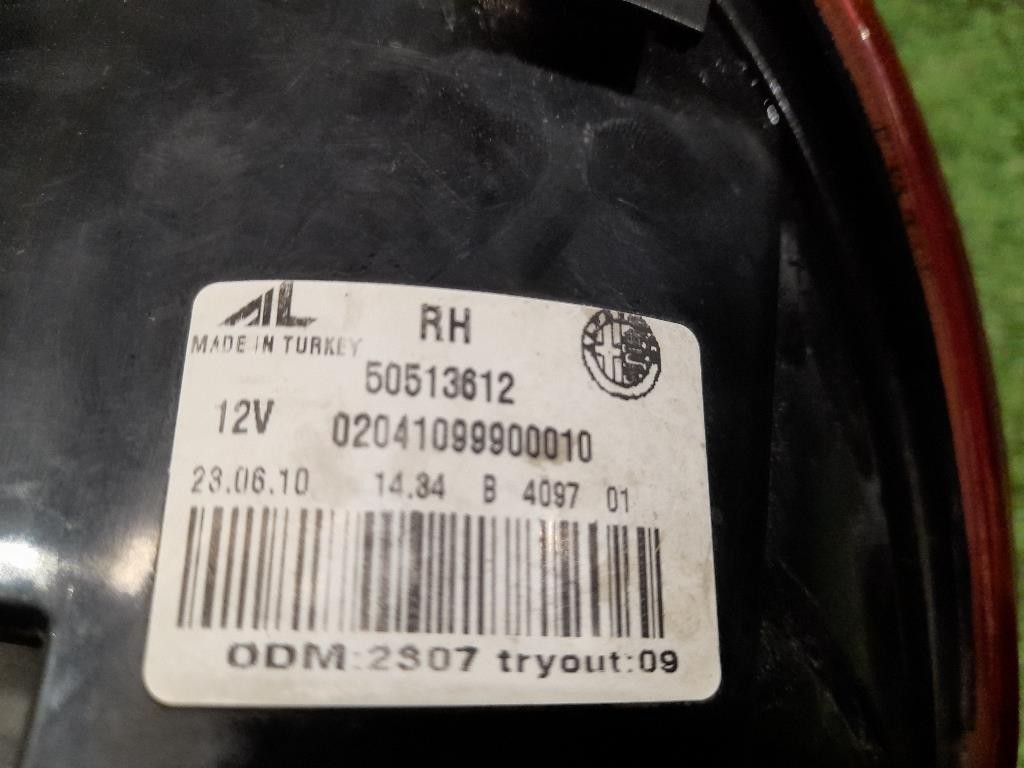 Fanale EST POST DX 50513612 Alfa Romeo Giulietta 2010