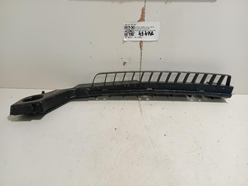 Supporto Spoiler Paraurti POST DX 6V6 807 864 Skoda Fabia NJ3 2018