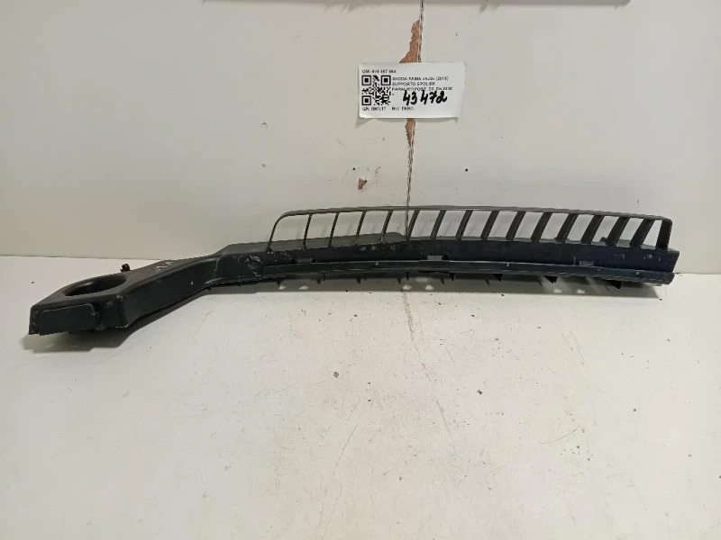 Supporto Spoiler Paraurti POST DX 6V6 807 864 Skoda Fabia NJ3 2018