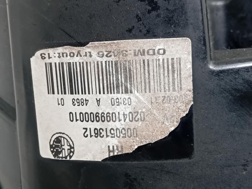 Fanale EST POST DX 50513612 Alfa Romeo Giulietta 2010