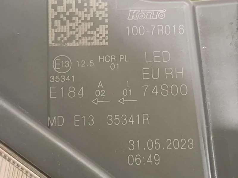 Proiettore ANT DX 100-7R016 Suzuki Vitara II 2018