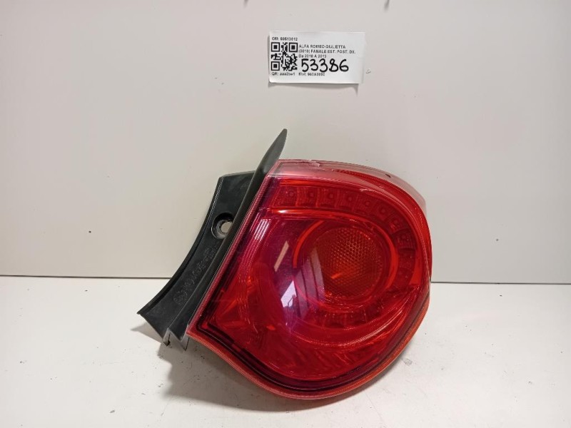 Fanale EST POST DX 50513612 Alfa Romeo Giulietta 2010